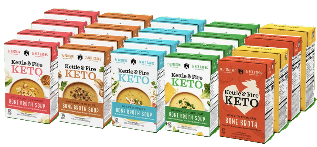 20-pack: Keto Soups and Keto Broths Bundle