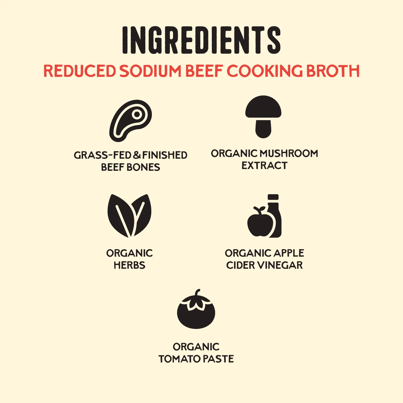 4 Pack: Beef Low Sodium Cooking Broth 32oz - Image 3
