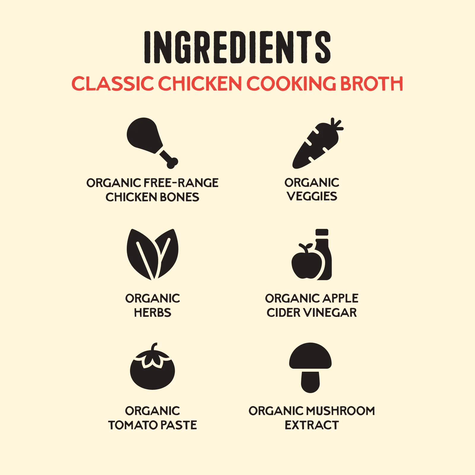 4 Pack: Chicken Cooking Broth - 32oz - Image 3