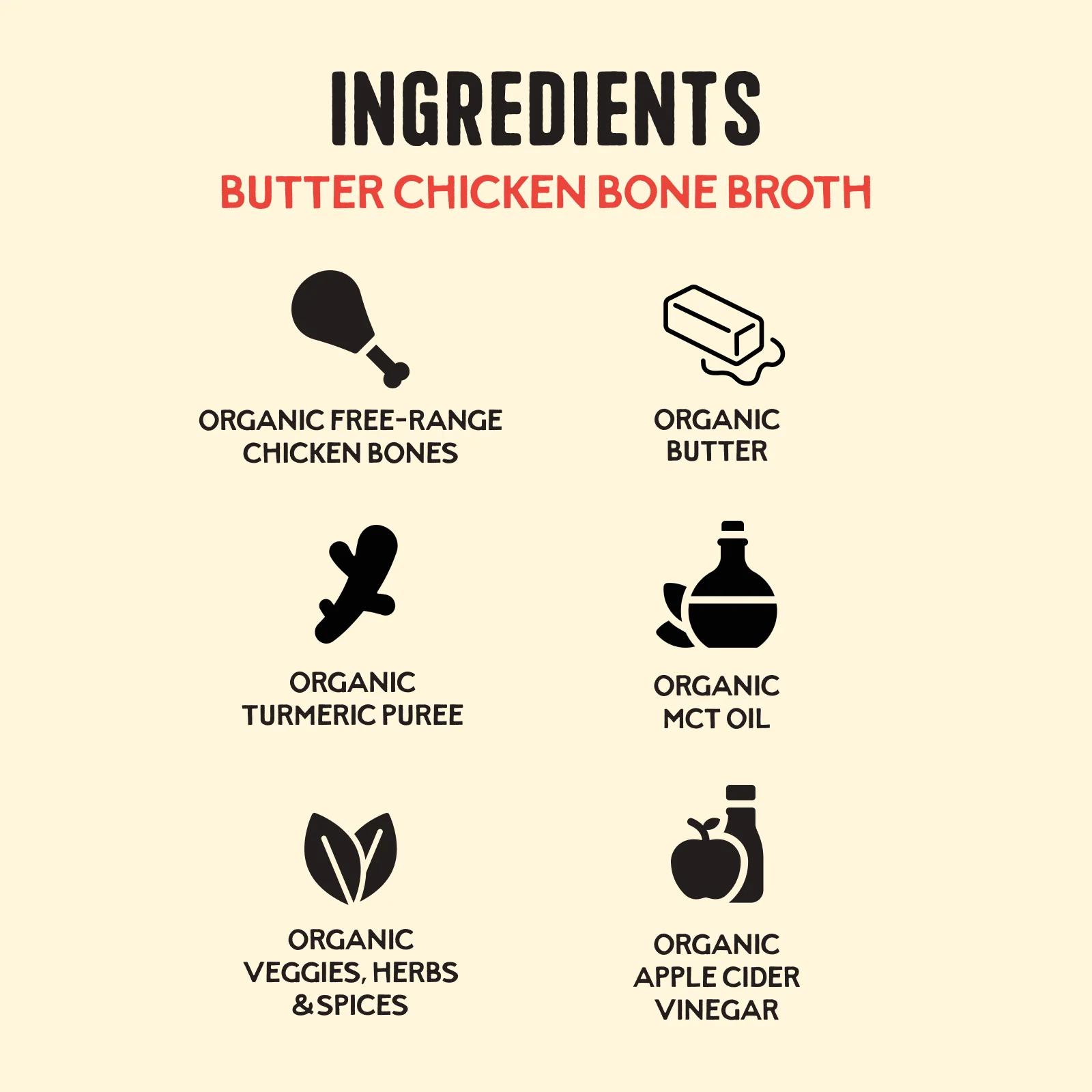 Butter Chicken Keto Broth - 16.9 oz - Image 3