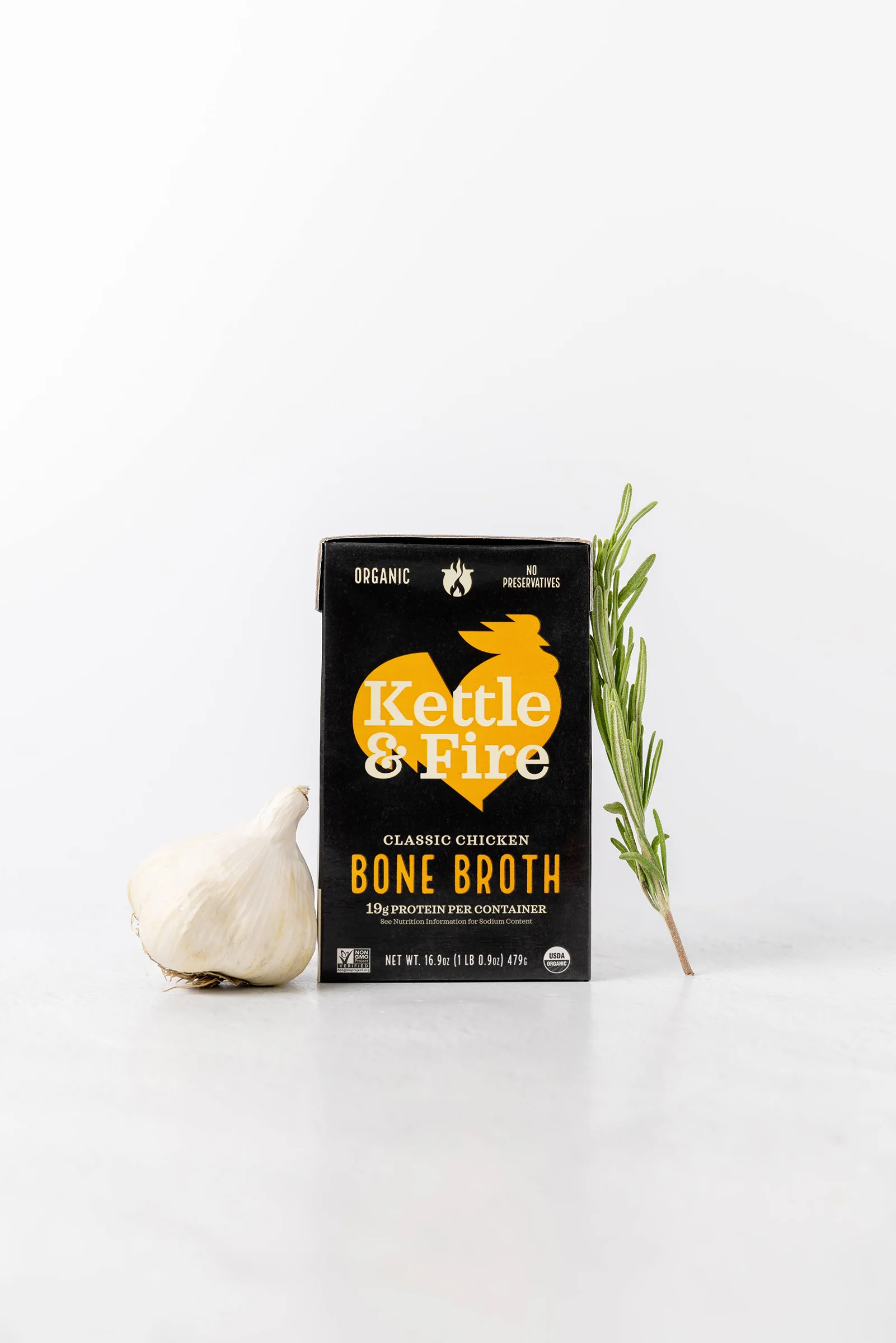 Chicken Bone Broth - 16.9 oz - Image 4