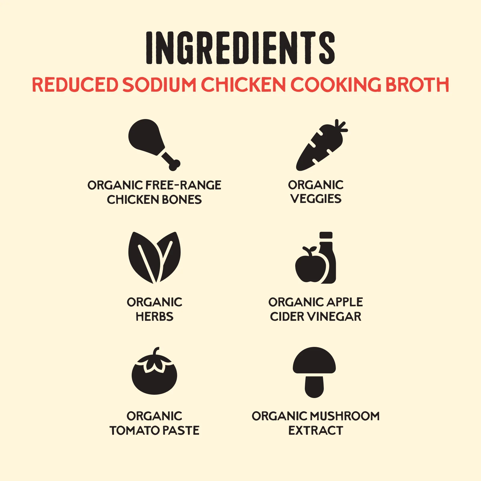 4 Pack: Chicken Low Sodium Cooking Broth - 32oz - Image 3