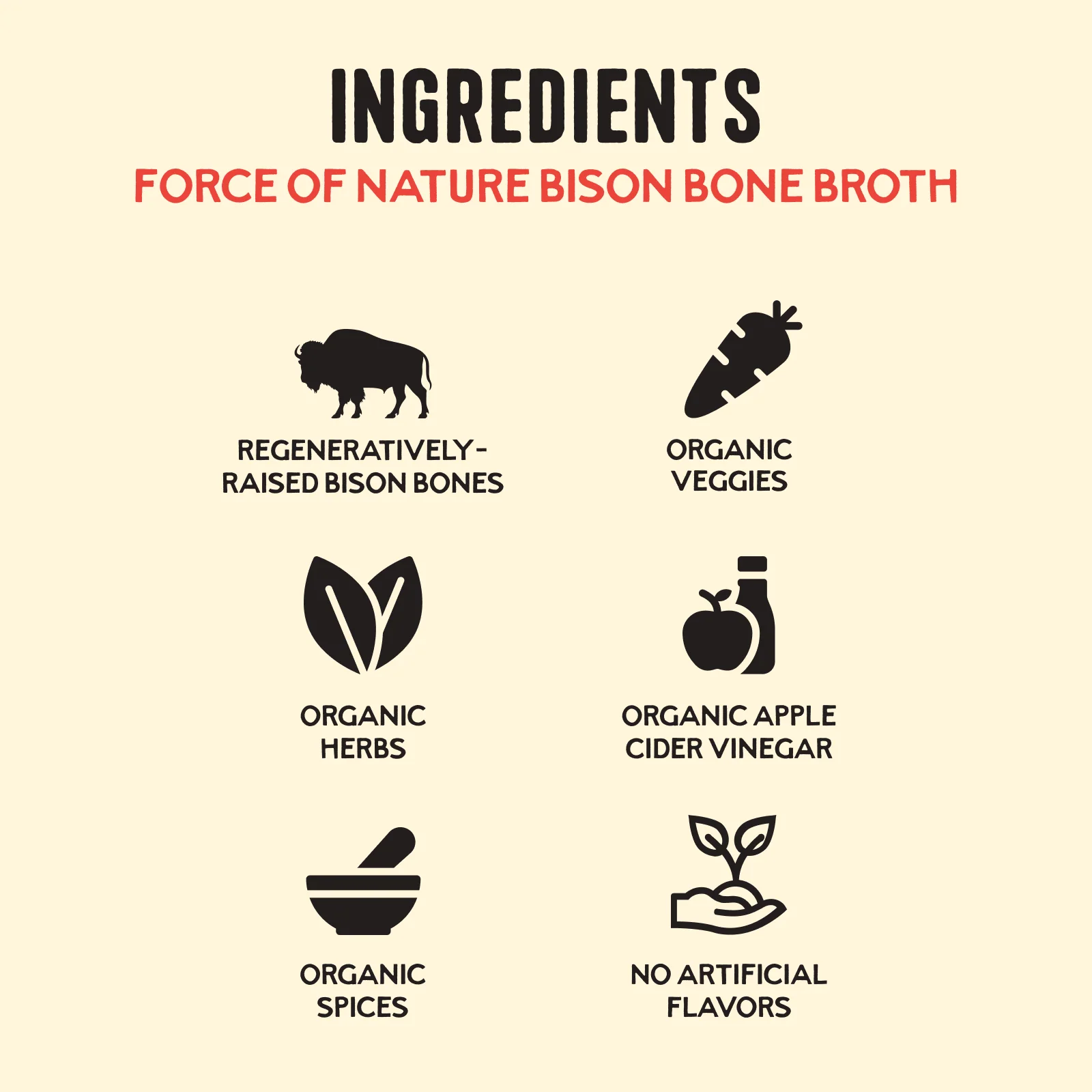 Bison Bone Broth - 16.9 oz - Image 3