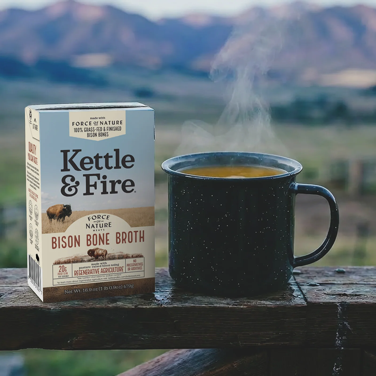 Bison Bone Broth - 16.9 oz - Image 5