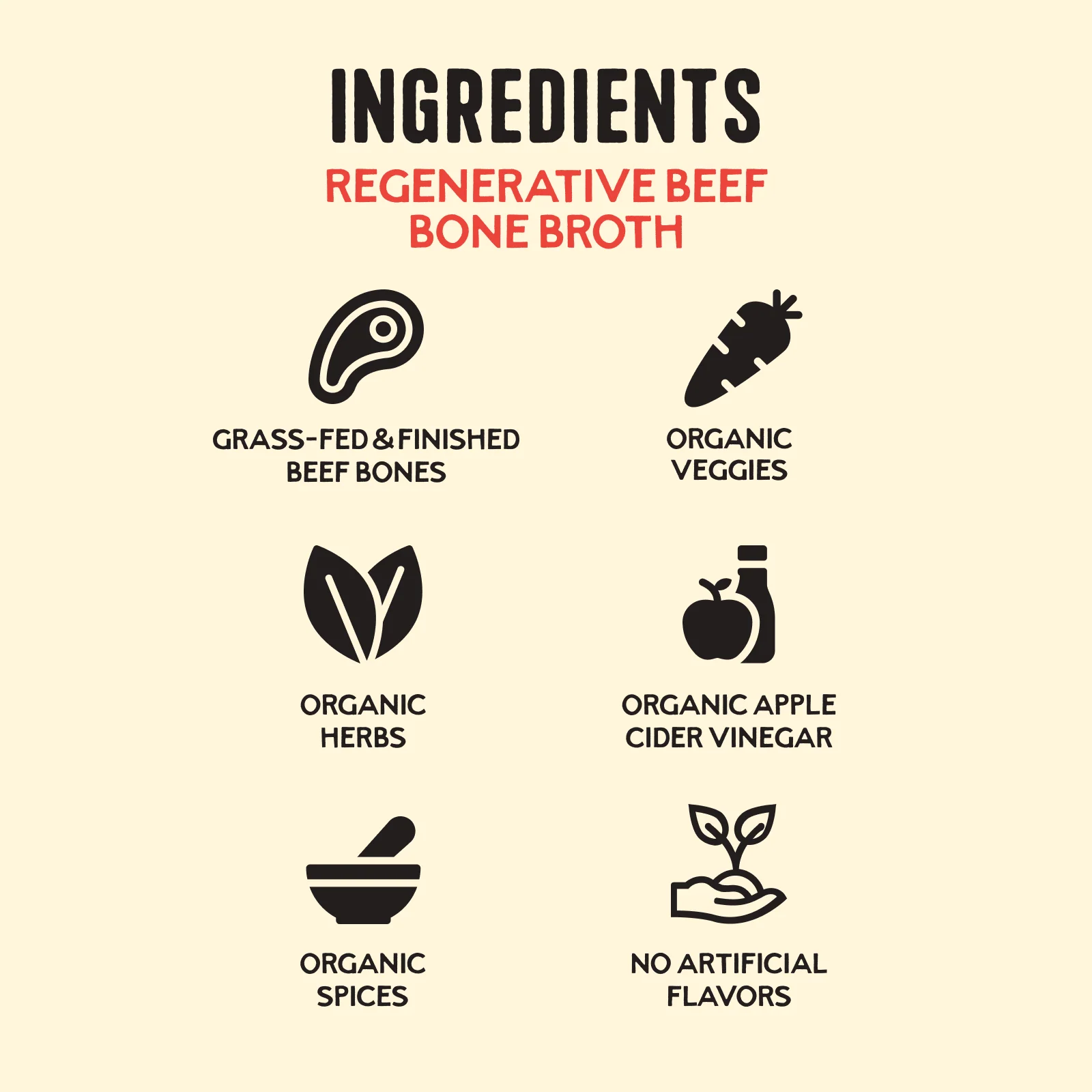 Regenerative Beef Bone Broth - 16.9 oz - Image 3