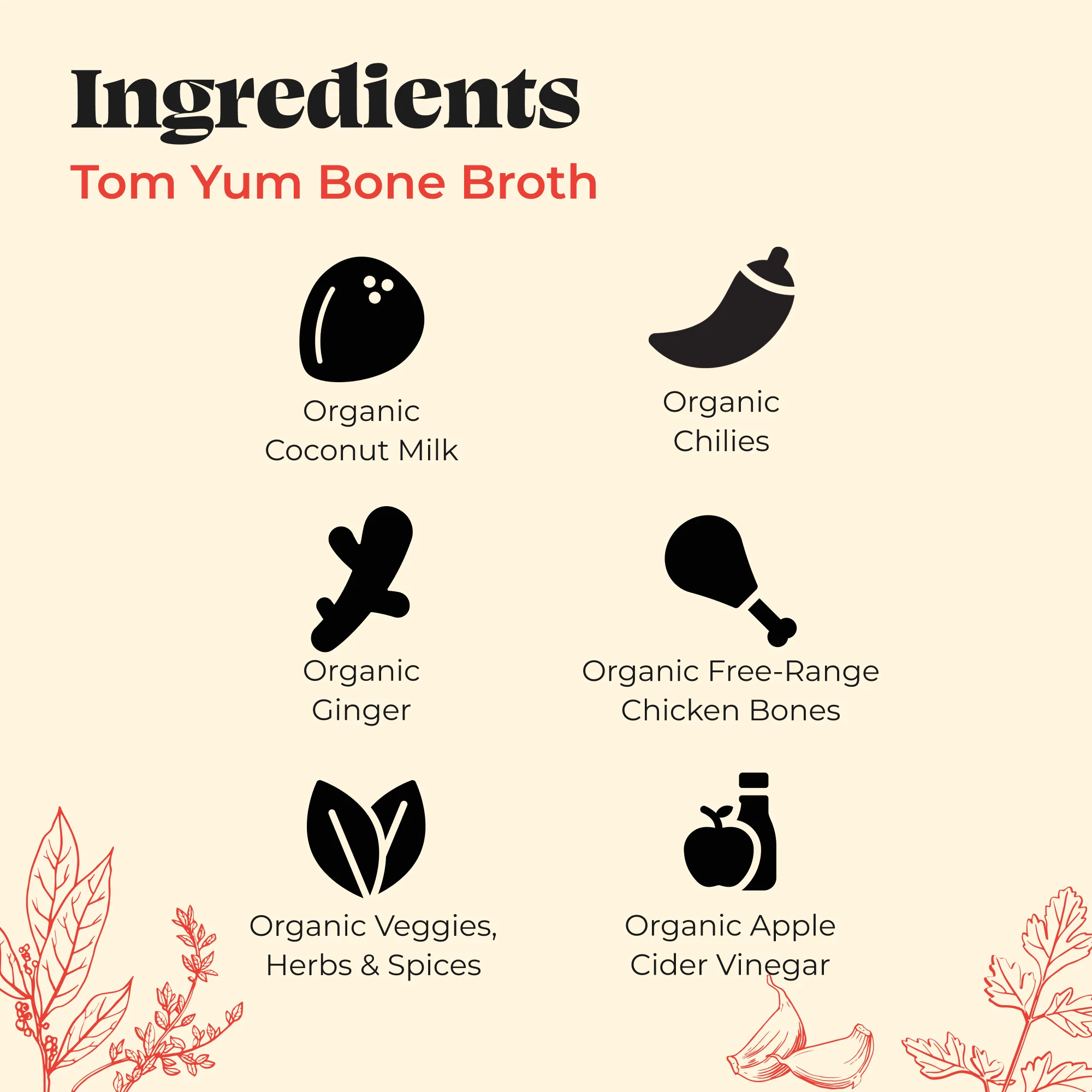 Tom Yum Keto Broth - 16.9 oz - Image 3